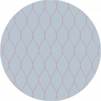 George TS3005 Grey / Pink Wool Hand-Tufted Rug - Round 9'