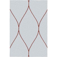 George TS3005 Light Grey / Copper Wool Hand-Tufted Rug - Rectangle 2' x 3'