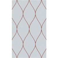 George TS3005 Light Grey / Copper Wool Hand-Tufted Rug - Rectangle 3' x 5'