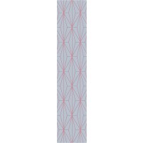 Floyd TS3013 Grey / Pink Hand-Tufted Rug - Runner 2'6" x 12'
