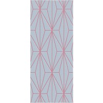 Floyd TS3013 Grey / Pink Hand-Tufted Rug - Runner 2'6" x 6'