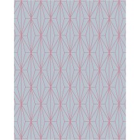 Floyd TS3013 Grey / Pink Hand-Tufted Rug - Rectangle 8' x 10'