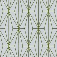 Floyd TS3013 Gray / Green Hand-Tufted Rug - Square 4'