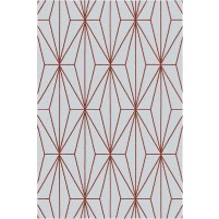 Floyd TS3013 Gray / Kenyan Copper Hand-Tufted Rug - Rectangle 4' x 6'