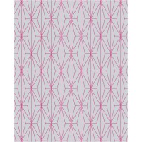 Floyd TS3013 Gray / Raspberry Pink Hand-Tufted Rug - Rectangle 8' x 10'