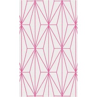 Floyd TS3013 Oatmeal / Pink Hand-Tufted Rug - Rectangle 3' x 5'