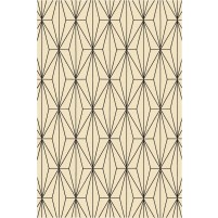 Floyd TS3013 Peach / Black Hand-Tufted Rug