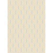 Floyd TS3013 Peach / Sky Blue Hand-Tufted Rug - Rectangle 9'9" x 13'9"