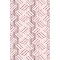 Twist TS3014 Silver / Christmas Red Rug