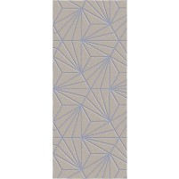 Bavaria TS3016 Handmade Brown / Ash Blue Rug - Runner 2'6" x 6'