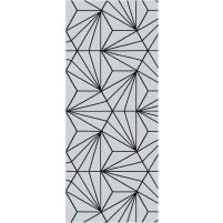 Bavaria TS3016 Handmade Grey / Black Rug - Runner 2'6" x 6'