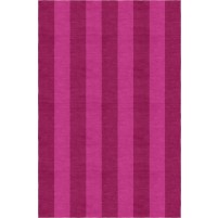 Handmade Magenta Pink VSAL01AK02 Stripe Rugs 5'X8'
