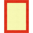 Henley Hand-Tufted Candy Red Yellow HENBORYGCDR Border Rug 6' X 9'
