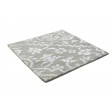 Modern Hand Knotted Wool / Silk (Silkette) Green 2' x 2' Rug