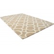 Modern Hand Tufted Wool Beige 4' x 6' Rug