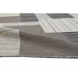 Modern Hand Tufted Wool Brown 5' x 8' Rug