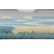 Modern Hand Tufted Wool Blue 2' x 2' Rug