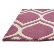 Modern Hand Tufted Wool Pink 2' x 2' Rug