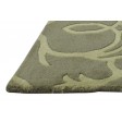 Modern Hand Tufted Wool Green 2' x 2' Rug