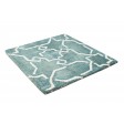 Modern Hand Tufted Wool Green 2' x 2' Rug