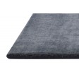 Modern Hand Knotted Wool / Silk (Silkette) Charcoal 2' x 2' Rug