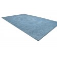 Traditional-Persian/Oriental Hand Tufted Wool Blue 5' x 8' Rug