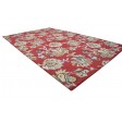 Modern Hand Tufted Wool Red 5' x 8' Rug