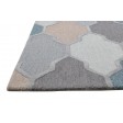 Modern Hand Tufted Wool Grey 5' x 8' Rug