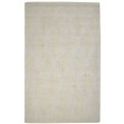 Modern Hand Tufted Wool Beige 5' x 8' Rug