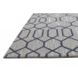 Modern Hand Tufted Wool Grey 5' x 8' Rug