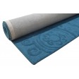 Modern Hand Tufted Wool Blue 9' x 13' Rug