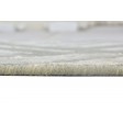 Modern Jacquard Loom Wool Silk Blend Grey 2' x 7' Rug