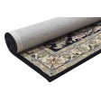 Traditional-Persian/Oriental Hand Tufted Wool Black 4' x 6' Rug