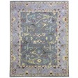 Traditional-Persian/Oriental Hand Knotted Wool Charcoal 8' x 10' Rug