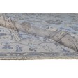 Traditional-Persian/Oriental Hand Knotted Silk Grey 8' x 9' Rug