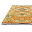 Traditional-Persian/Oriental Hand Knotted Wool Rust 2' x 4' Rug