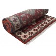 Traditional-Persian/Oriental Hand Knotted Wool Red 3' x 11' Rug