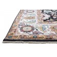 Traditional-Persian/Oriental Hand Knotted Silk Black 8' x 12' Rug