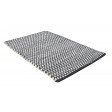 Modern Dhurrie Wool Black 2' x 3' Rug