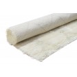 Modern Hand Knotted Wool Ivory 3' x 5' Rug