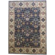 Traditional-Persian/Oriental Hand Knotted Wool Blue 9' x 12' Rug