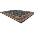 Traditional-Persian/Oriental Hand Knotted Wool Black 9' x 11' Rug