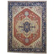 Traditional-Persian/Oriental Hand Knotted Wool Rust 9' x 12' Rug