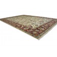 Traditional-Persian/Oriental Hand Knotted Wool Beige 9' x 12' Rug