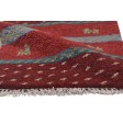 Traditional-Persian/Oriental Hand Knotted Wool Red 1' x 2' Rug