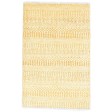 Modern Hand Knotted Silk Beige 2' x 3' Rug