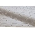 Modern Handloom Wool / Silk (Silkette) Beige 2' x 3' Rug