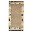 Traditional-Persian/Oriental Hand Knotted Wool Brown 2' x 5' Rug