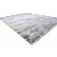 Modern Hand Knotted Silk Grey 8' x 10' Rug