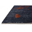 Modern Hand Knotted Silk Charcoal 9' x 12' Rug